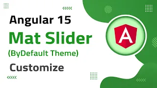 25 Mat Slider Customization in Angular 15 angular material angular 15 tutorial