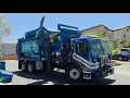 Republic Services of Las Vegas 4 Peterbilt 520 Heil and McNeilus Garbage Trucks on Saturday Trash