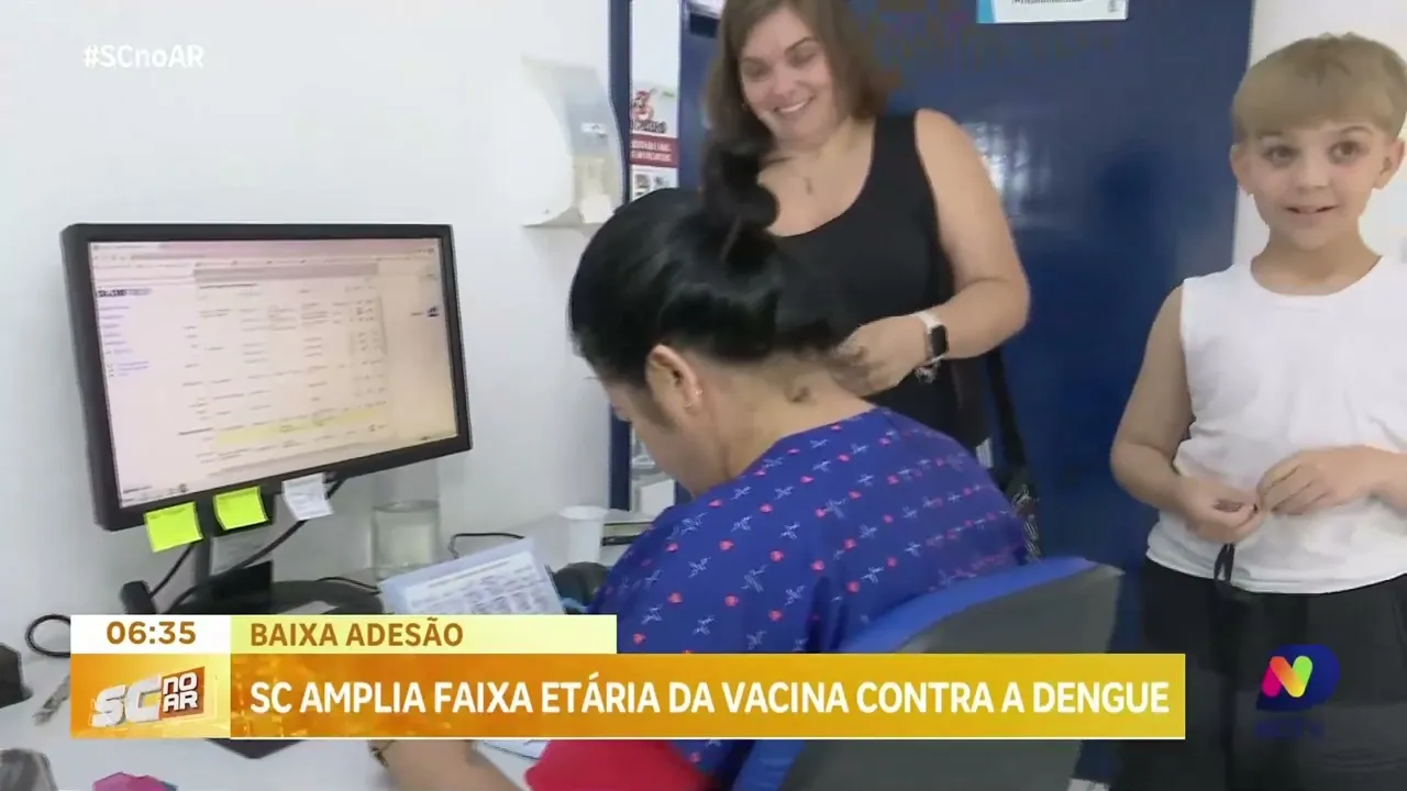 Ampliação da faixa etária da vacina contra a dengue em Santa Catarina