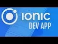 What is Ionic Dev APP