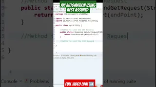 API automation using rest assured
