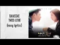 Davichi-this love❤️   (easy lyrics)