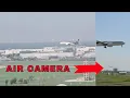 Two Views One Arrival UPS B767 at DFW Dallas Airport