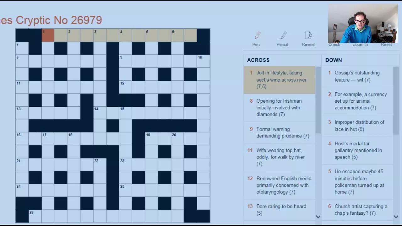 The Times cryptic crossword:  "I don't know these words!"