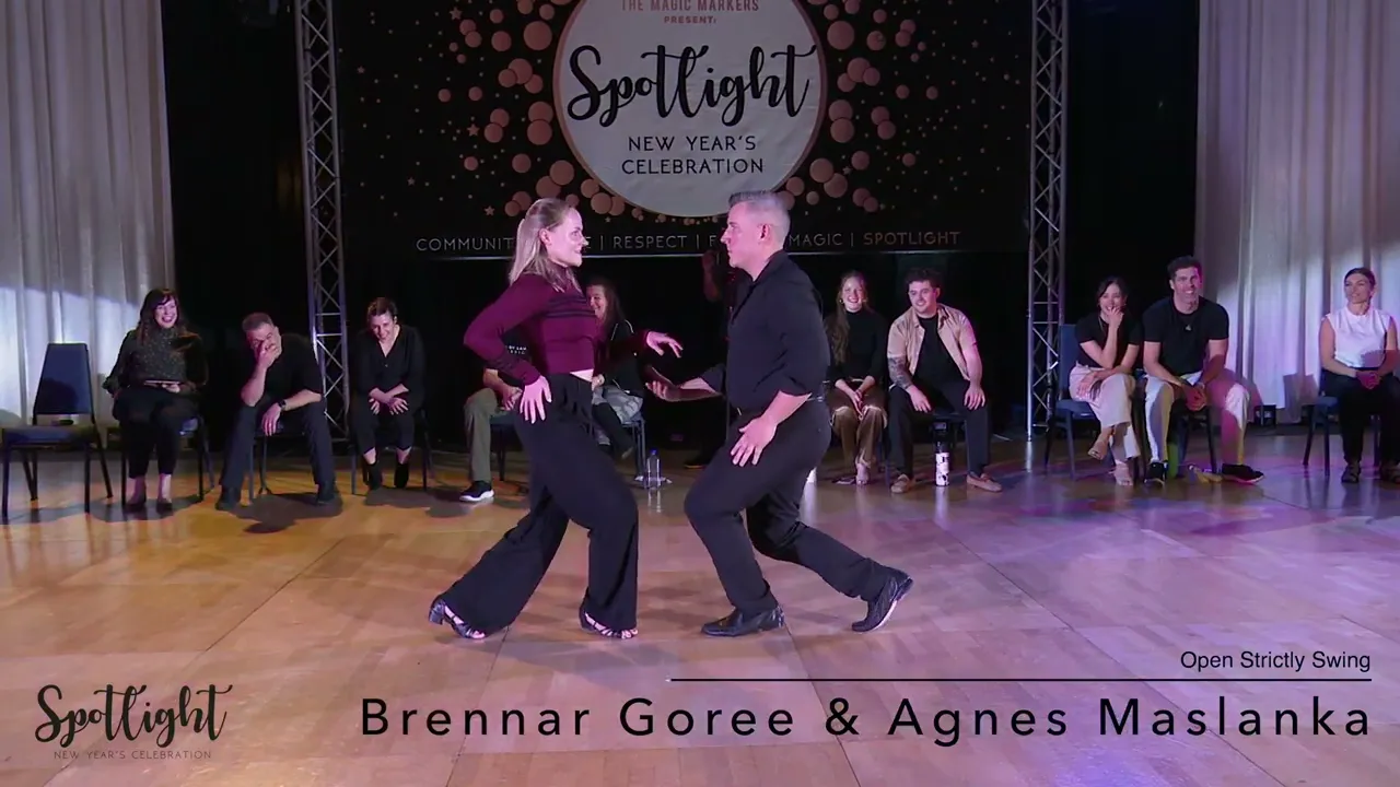 Spotlight New Year's Celebration 2023 Open Strictly Swing Brennar Goree & Agnes Maslanka
