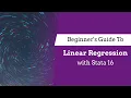 Linear regression with Stata 16 beginner tutorial