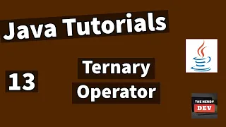 Java Tutorials - Ternary Operators