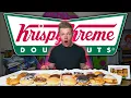 THE ENTIRE KRISPY KREME MENU CHALLENGE EATING EVERY DONUT ON THE MENU 9 500 CALORIES