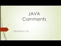 JAVA Using Comments for documentation in Hindi