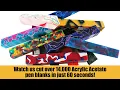 Cutting 14 000 Acrylic Acetate Pen Blanks