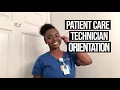 Patient Care Tech Orientation Hospital Nursing Assistant