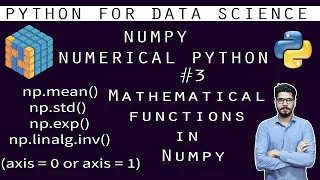 Numpy Tutorial Mathematical Functions In Numpy axis 0 vs axis 1 In-Depth Tutorial