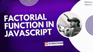 How to Calculate Factorial in JavaScript Using a Simple Function