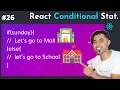 If Else Statement in React JS Conditional Rendering in React JS in Hindi