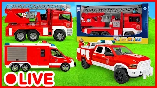 Les Camions de Pompiers en mission 🔥🚒 Dessin Animé de Voitures pour Enfants | Kidibli
