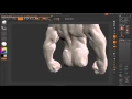 zBrush Time Lapse - Speed Sculpting Anatomy