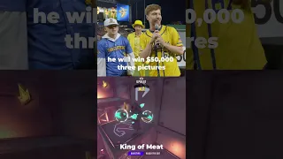 100 Kids Vs World S Strongest Man KingOfMeat MrBeast KoM 