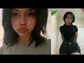 This tiktoker caught editing her body
