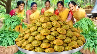 MORINGA POORI | Green Poori Recipe | Murungai Keerai Poori | Healthy and Tasty Village Style Cooking
