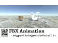 Unity3D - Triggering animations FBX with keypress trigger keyboard key