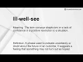 Ill-well-see Meaning