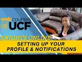 How to Set Up Your Profile Notifications in Webcourses UCF