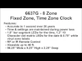 BRG Precision Product s BRG Precision Product s 6637G - 8 Zone Programmable Time Zone Clock