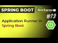 Spring Boot Application Runner Example JavaExpress