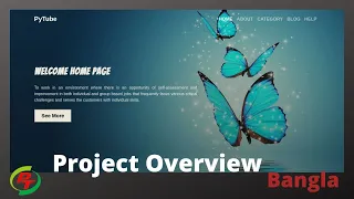 00 Navigation Bar With Full Screen Sticky header in scroll Project Overview