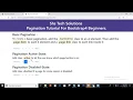 Pagination Tutorial For Bootstrap4 Beginners Pagination Bootstrap4 Pagination Tutorial