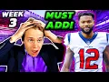 Add These 10 Players ASAP Week 3 Waiver Wire