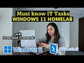 Common IT tasks when setting up a Windows 11 computer with Powershell commands