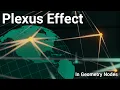 How to Plexus Effect Blender Geo Nodes Tutorial