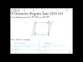 NYS Geometry Regents June 2018 question 35