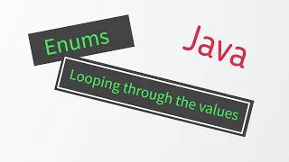 Java - How to loop through an Enum s values
