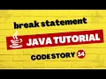Java tutorial - break statement