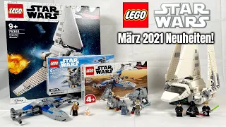 Wird erst schlechter bevor es besser wird: LEGO Star Wars Winter 2021 Neuheiten Review | Set 75302..