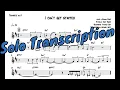 Download Lagu Chet Baker - I Can't Get Started (Transcribed solo) PDF available