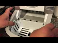 How to use Frigidaire ice maker and remove drain plug for cleaning