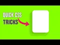 Create Soft Box Quick CSS Tricks