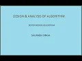 Boyer Moore Algorithm