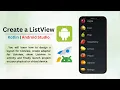 Create Amazing ListViews in Just 4 Minutes Android Studio Kotlin