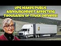 UPS Makes Public Announcement Affecting Thousands Of Feeder Truck Drivers In America