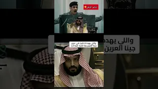 وللي يهددنا باليث في عرين  جينا العرين ولا لقينا فيه احد   محمد بن سلمان  السعودية العظمى دندنها