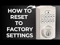 How to Reset Weiser SmartCode Traditional Keypad Deadbolt