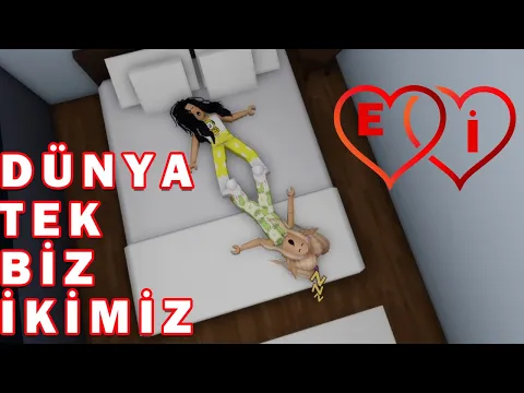 Download MP3 DÜNYA TEK BİZ İKİMİZ BF 🥺💞 ROBLOX Brookhaven best friend version - Promia