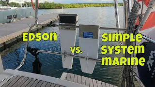 Outboard Rail Mount Bracket Review: Edson vs Simple System Marine’s Better Bracket