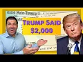 Within 3 Months - 2 000 Stimulus Checks as Trump Said