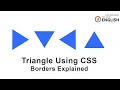 Create Triangles Shape Using CSS CSS Shapes