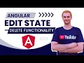 Angular Edit State and Delete Functionality CRUD